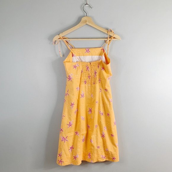 Lilly Pulitizer Women's Y2K Starfish Beach Tank Sun Dress Orange Pink Mini VTG 6 - Picture 2 of 15
